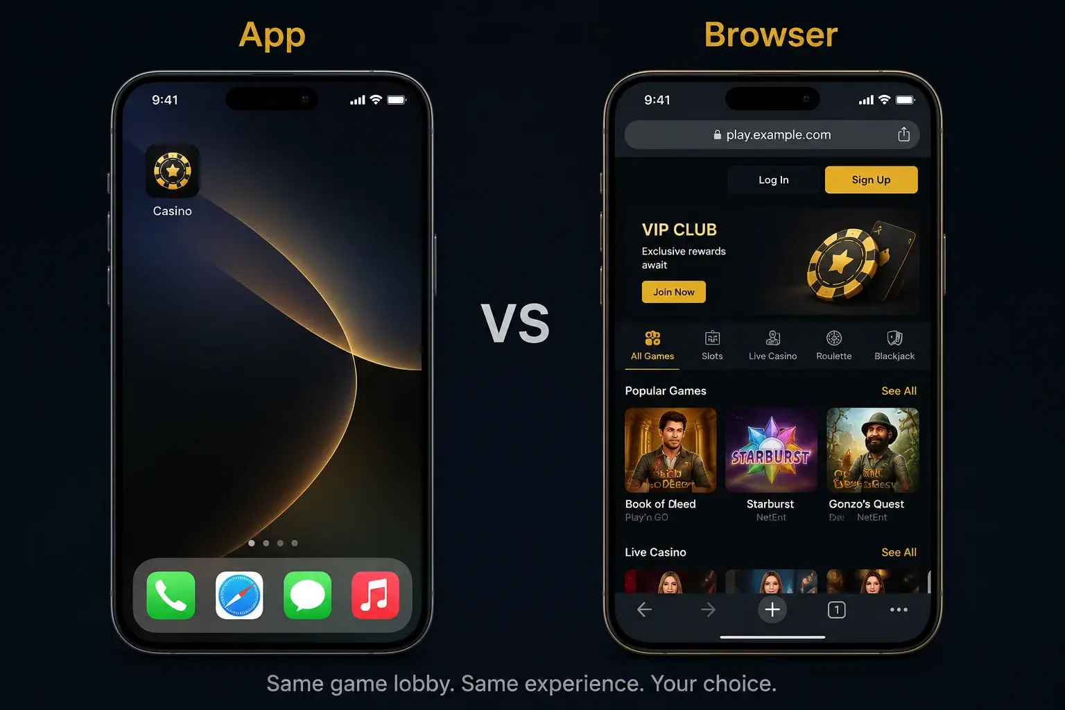 LeoVegas App vs Mobile Website